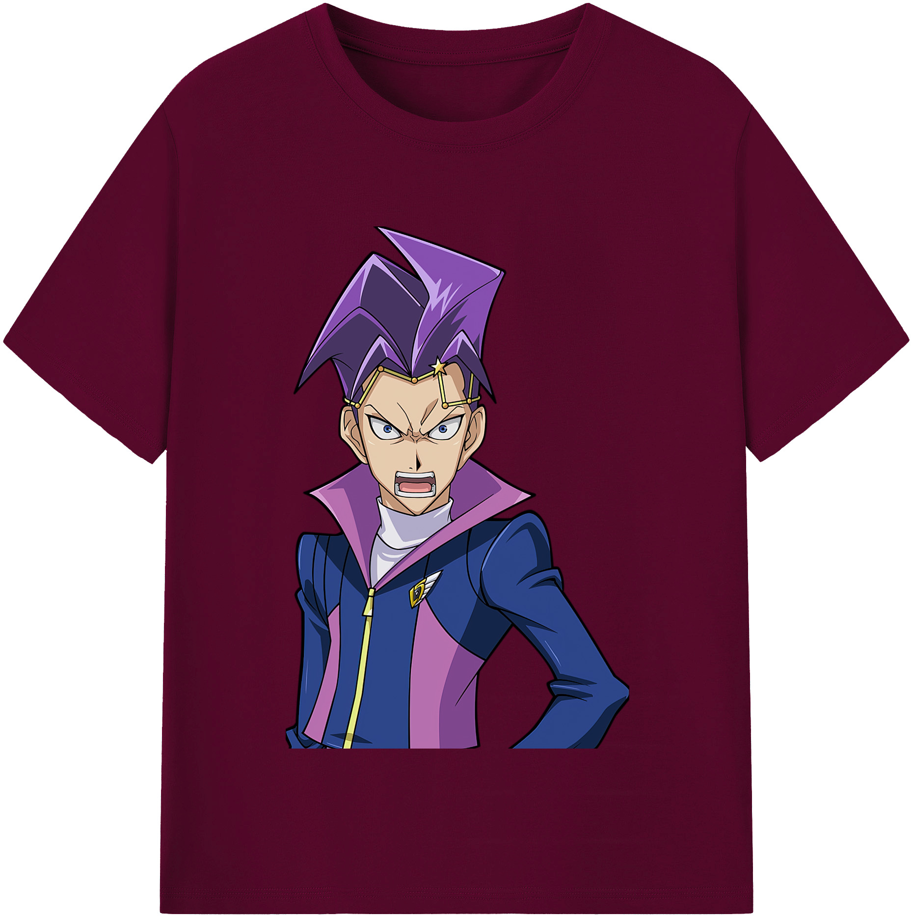 （画像用） 遊☆戯☆王 Yu-Gi-Oh! レディースカジュアルプリントTシャツ（綿100％）